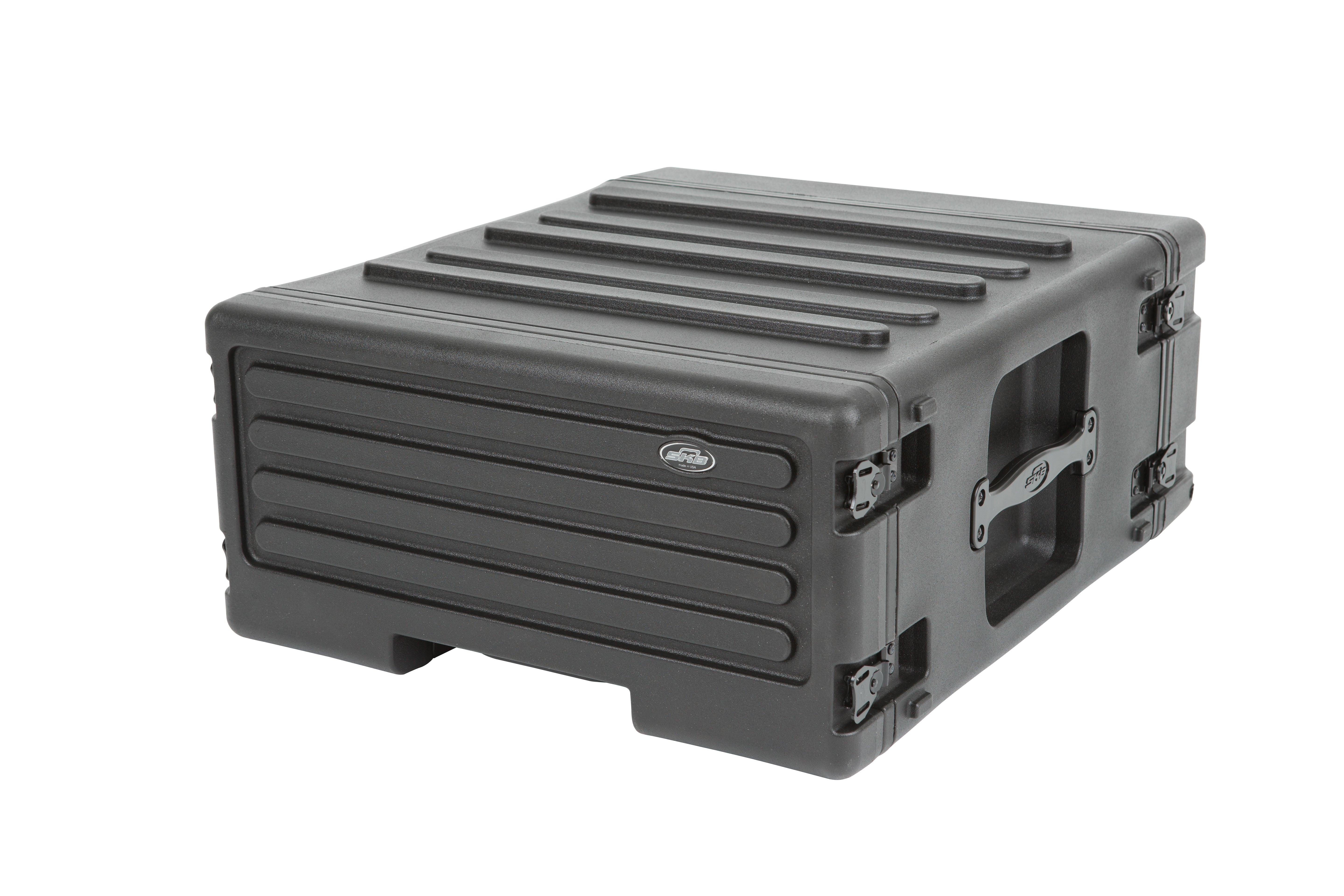 SKB 1SKB-R4UW 4U Space Rack Stacks with Roto Racks, Wheels, and Handle