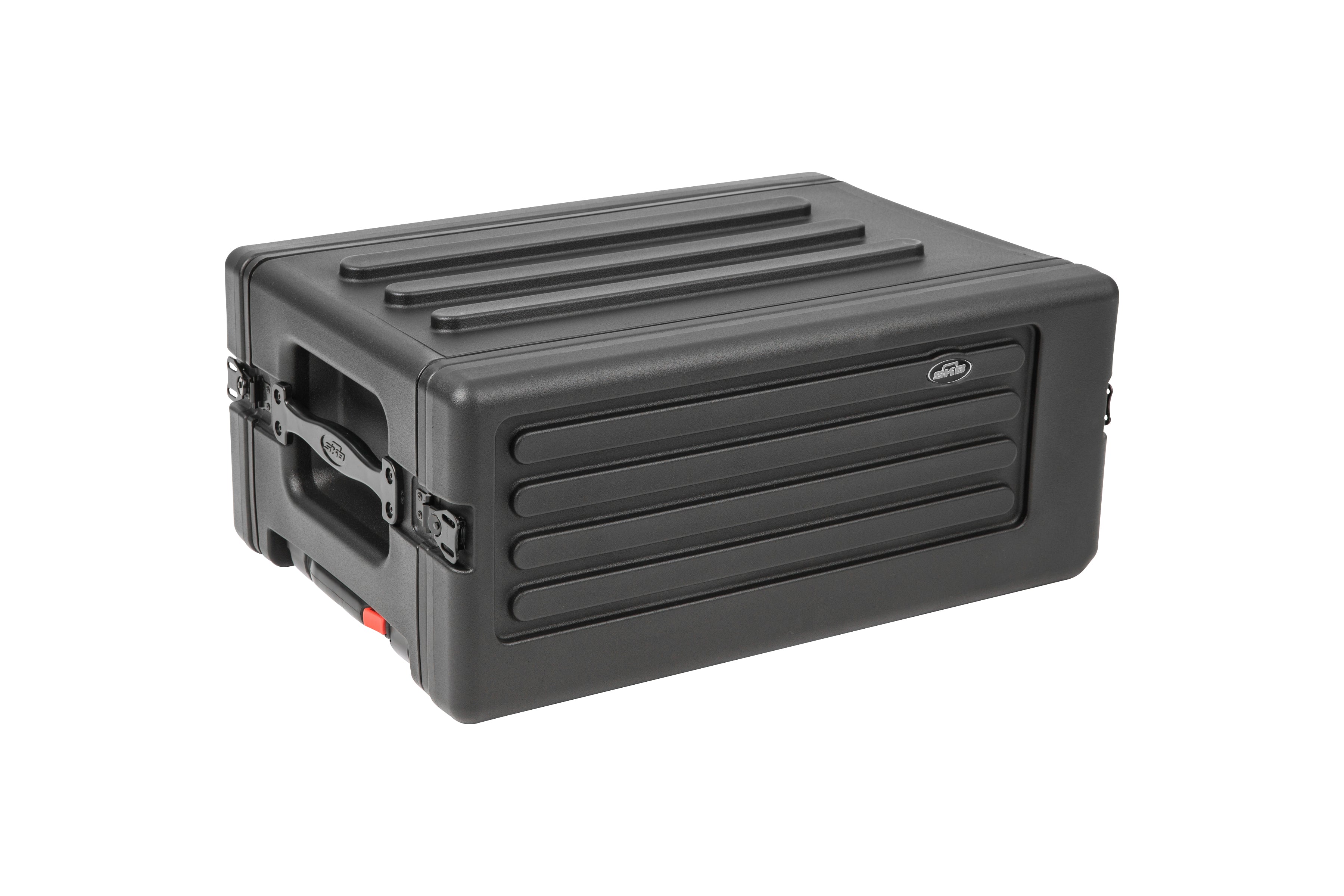 SKB 1SKB-R6SW 6U Shallow Roto Rack w/ Wheels and Handle