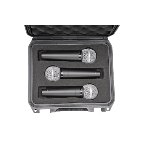 SKB 3I-0907-MC3 iSeries 0907 Waterproof Three Mic Case
