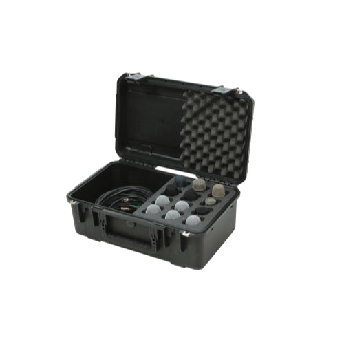 SKB 3I-2011-MC12 iSeries Case with Foam for 12 Mics with Storage Compartment