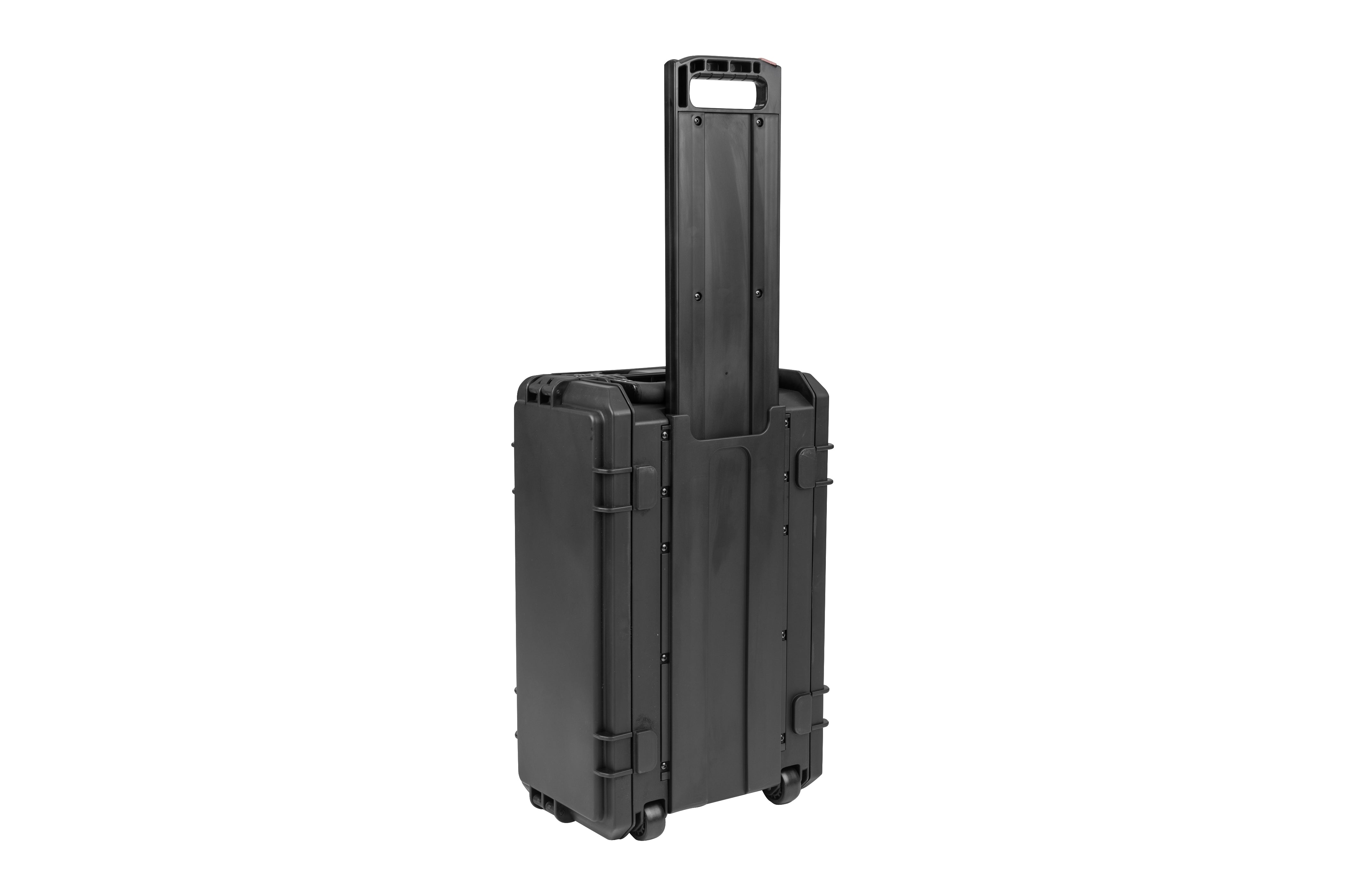 SKB 3i-4U11-W 4U Injection Molded 11 Deep Rack w/ Wheels and Handle
