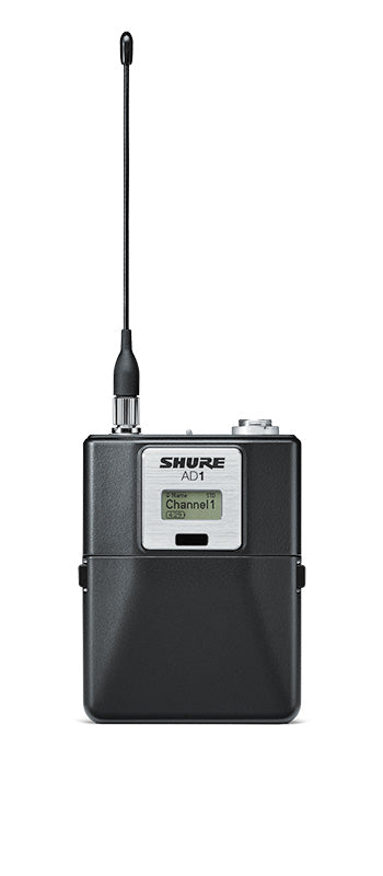 Shure AD1-G57 Digital Wireless Bodypack Transmitter with TA4M (G57: 470 to 616 MHz)