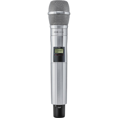 Shure AD2/K9N Digital Handheld Wireless Microphone Transmitter with KSM9 Capsule (G57: 470 to 616 MHz, Nickel)