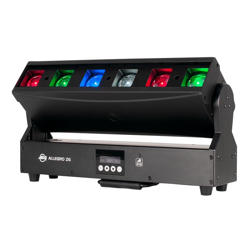 ADJ Allegro Z6 6x30W RGBW LED Wash Fixture with Motorized Zoom & Tilt