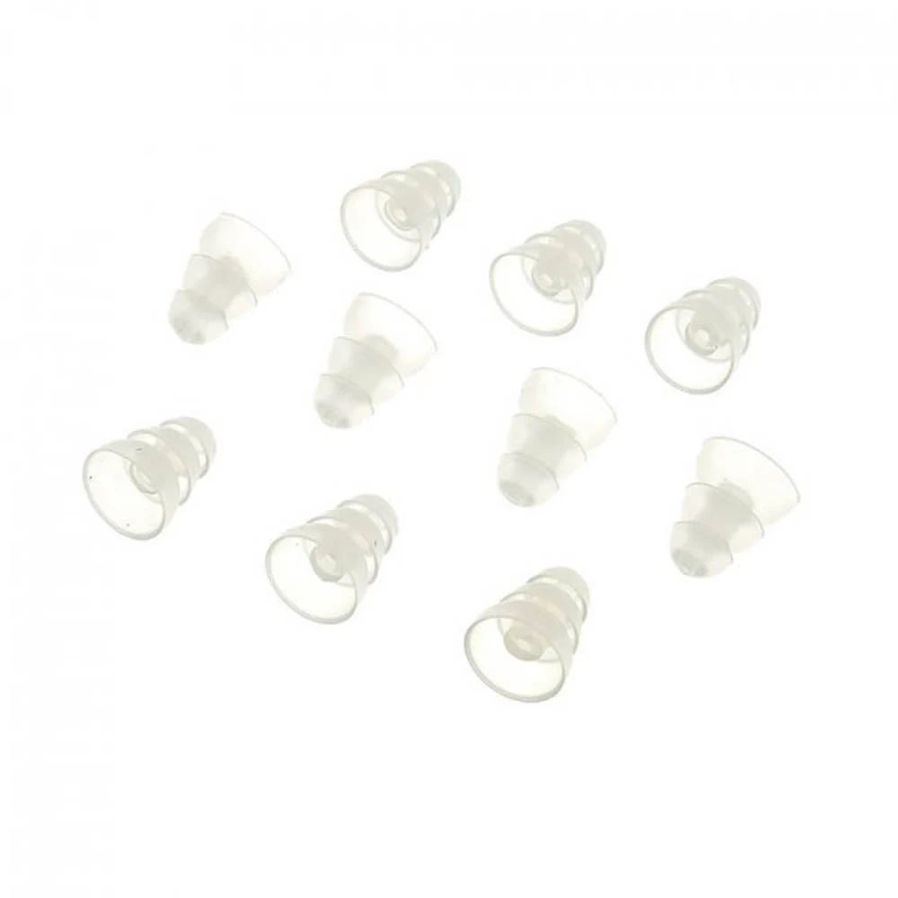 Etymotic AMS-ER38-18CLL Clear 3-flanged eartips - long stem 5 pair