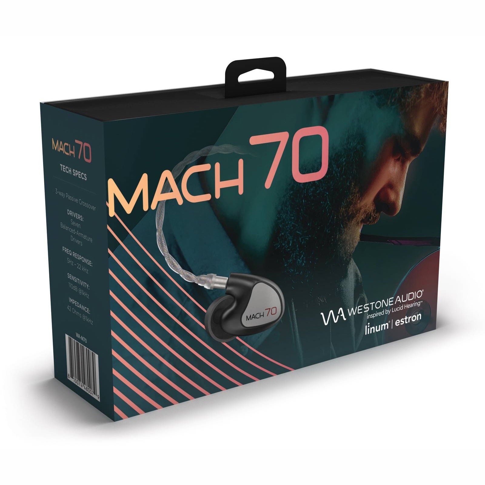 Westone Audio MACH 70 Universal IEM 3-way, 7-Driver IEMs