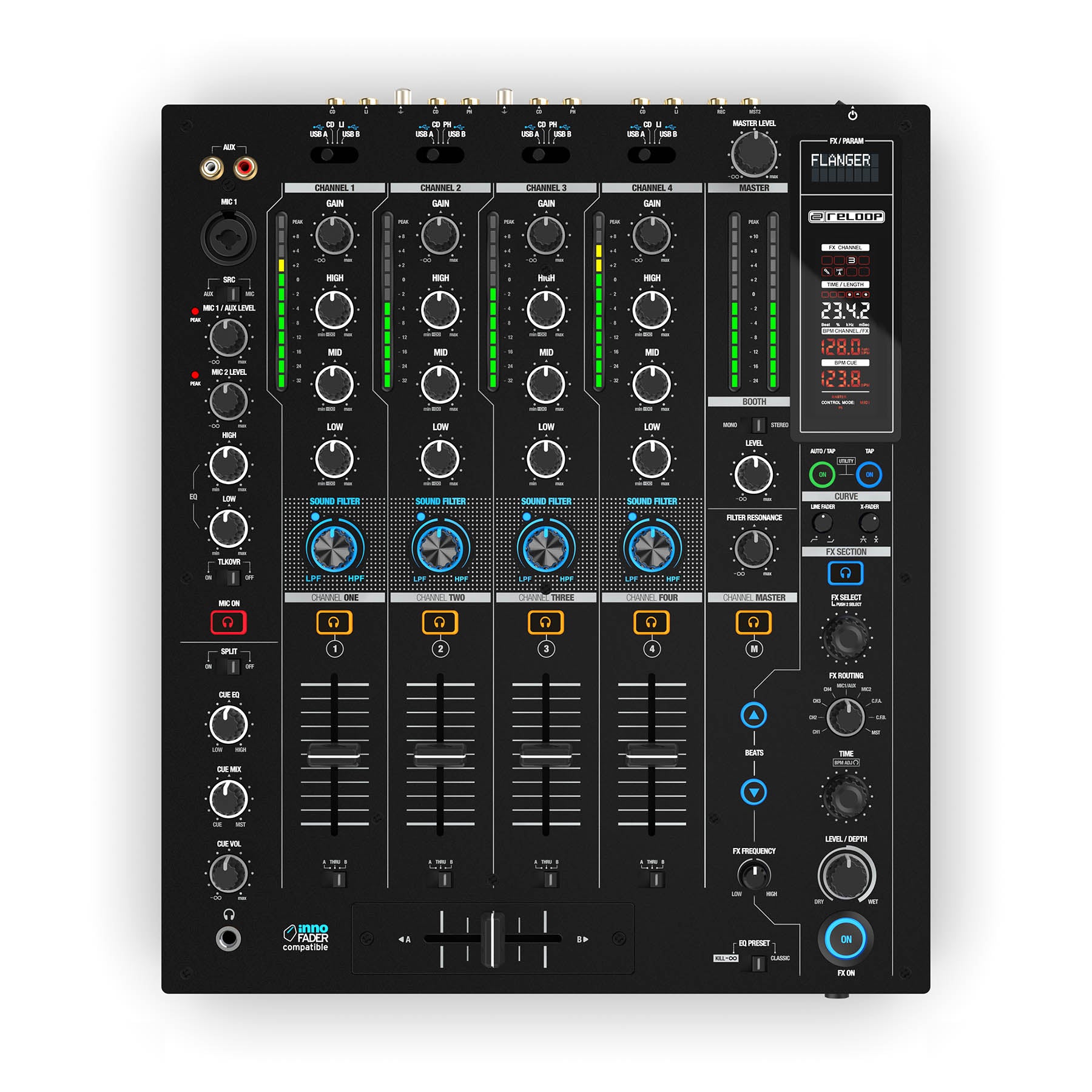 Reloop RMX-95 Digital Club Mixer With 24 Bit Interface