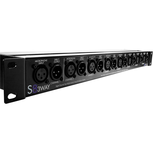 ART S8-3Way Eight Channel Three-Way Mic Splitter - 3 Outputs Per