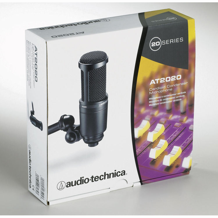 Audio-Technica AT2020 Cardioid Condenser Studio Microphone