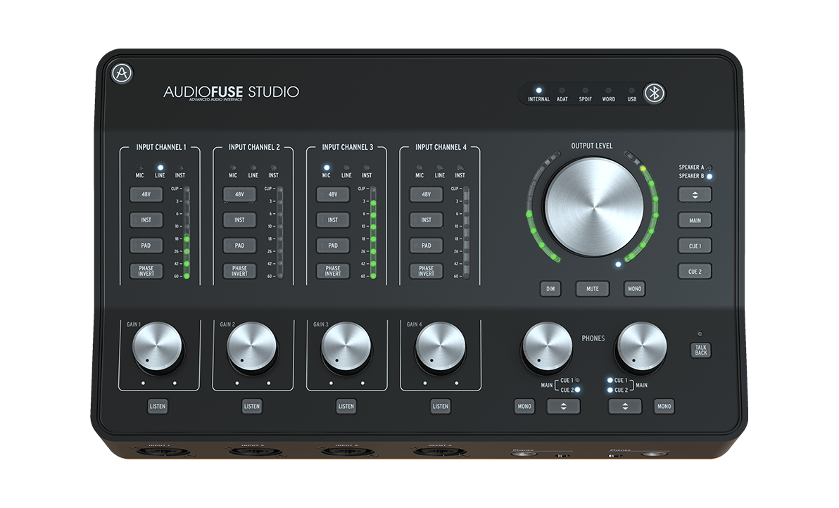 Arturia Audio Fuse Studio-18-in, 20-out Audio Interface with Bluetooth