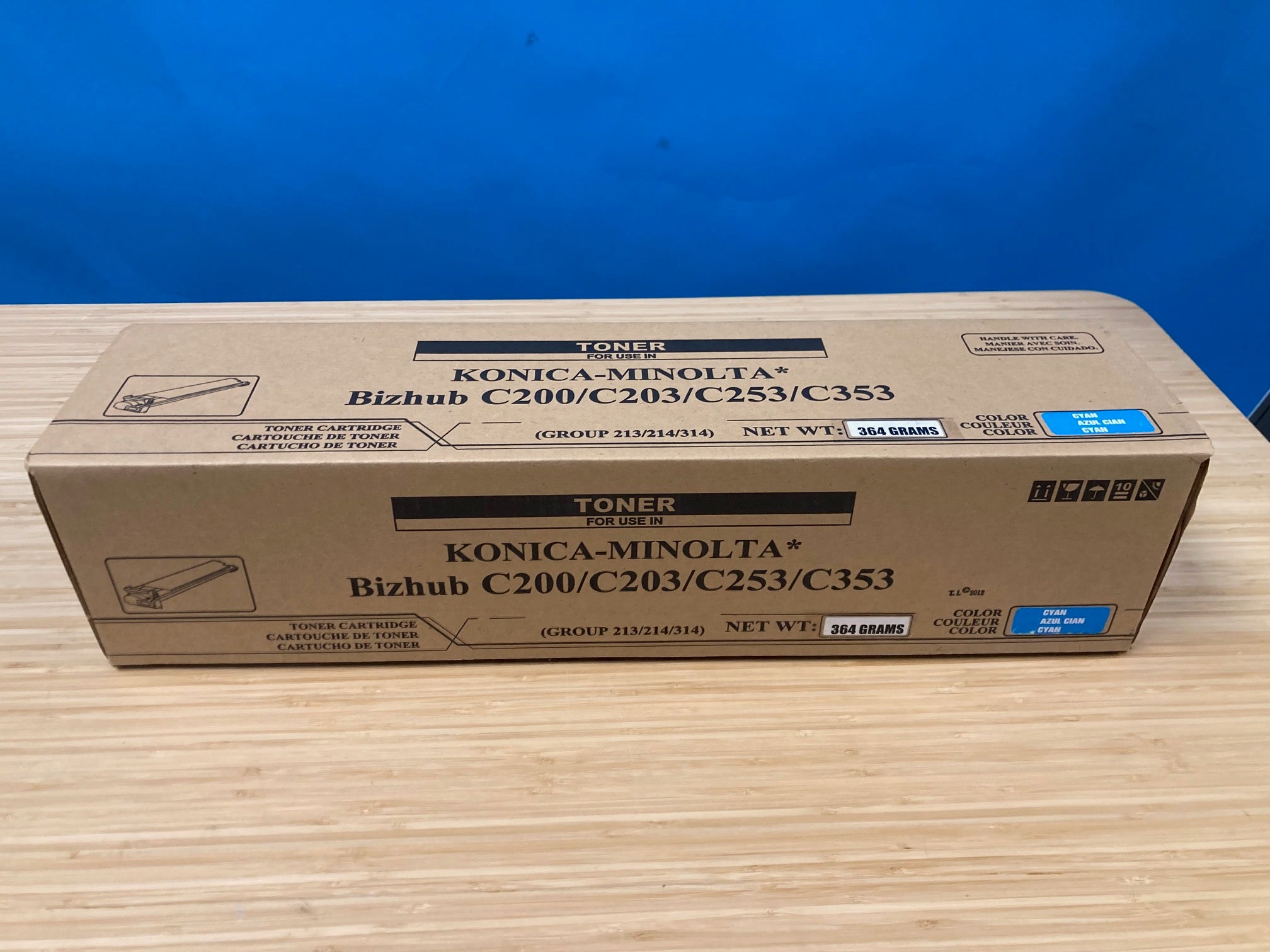 Konica-Minolta Bizhub C200/C203/C253/C353 Cyan Toner