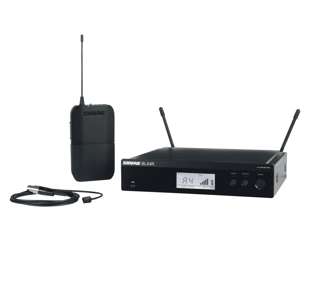 Shure BLX14R/W93 Wireless Rackmount Presenter System