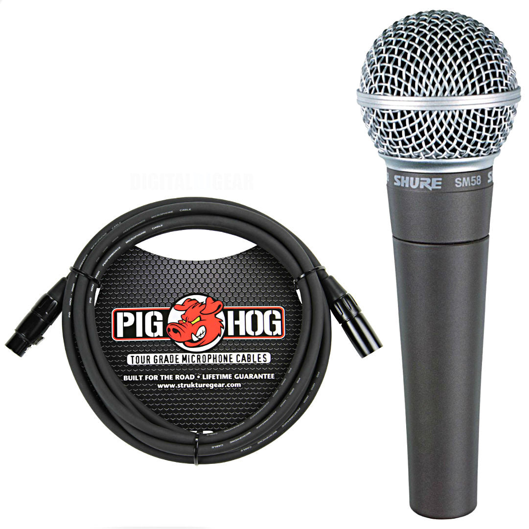 Shure SM58LC SM-58 Dynamic Vocal microphone with Free Cable