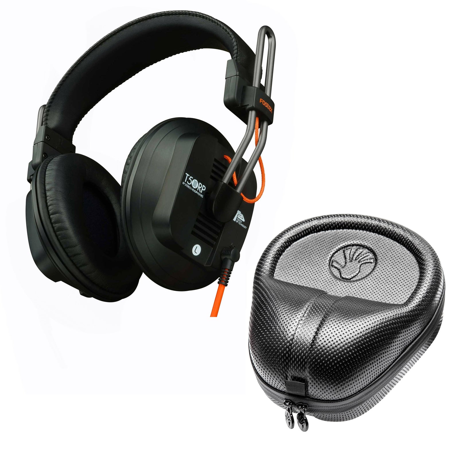 Fostex T50RP MK3 Professional Semi-Open Studio Headphones w/ Slappa HP07 Case