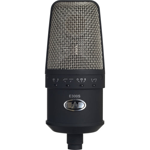 CAD Equitek e300 Multi-Pattern Condenser Microphone (Black) w/ High Pass Filter B-Stock
