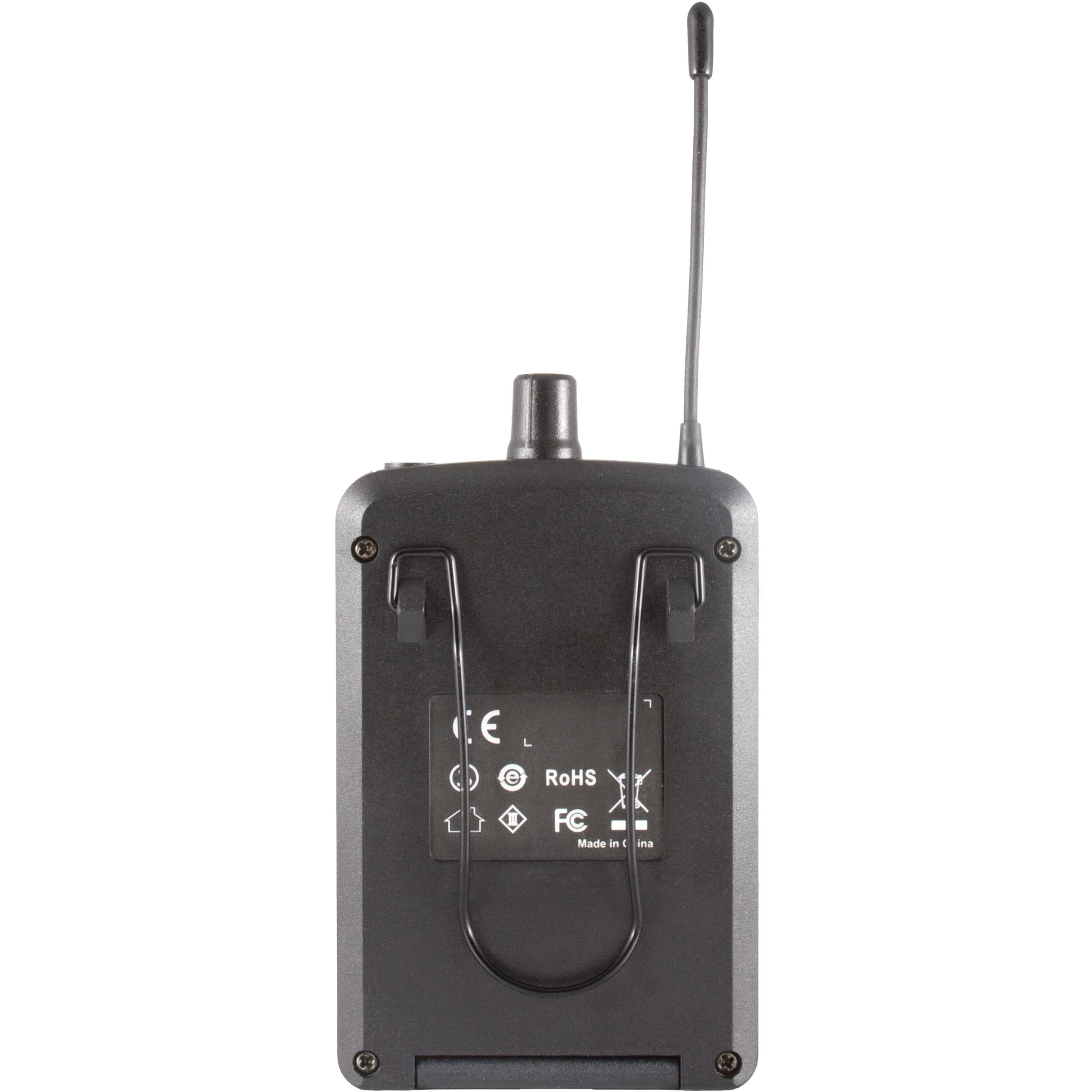 CAD GXLIEMBP Bodypack Receiver with MEB1 Earbuds B-Stock