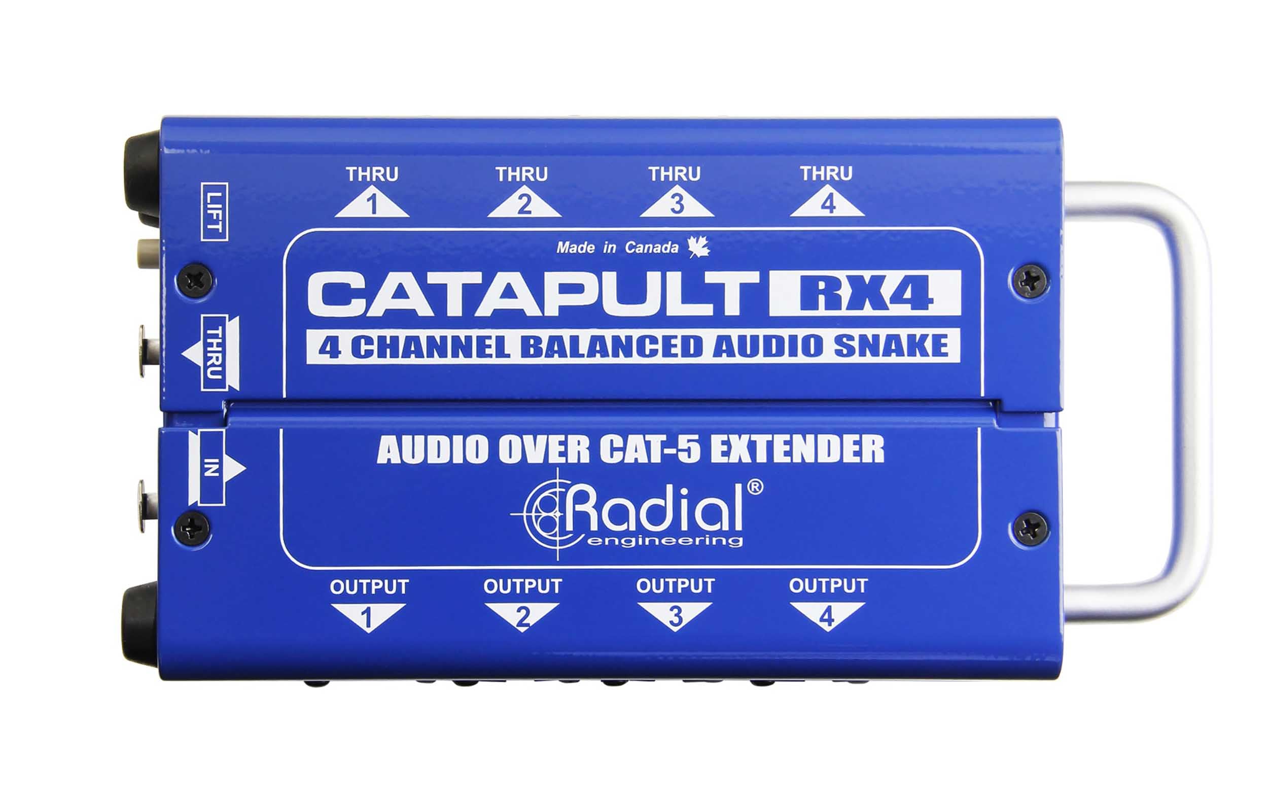 Radial Engineering Catapult RX4 Cat 5Snake for Audio/AES Routing (Receiver)