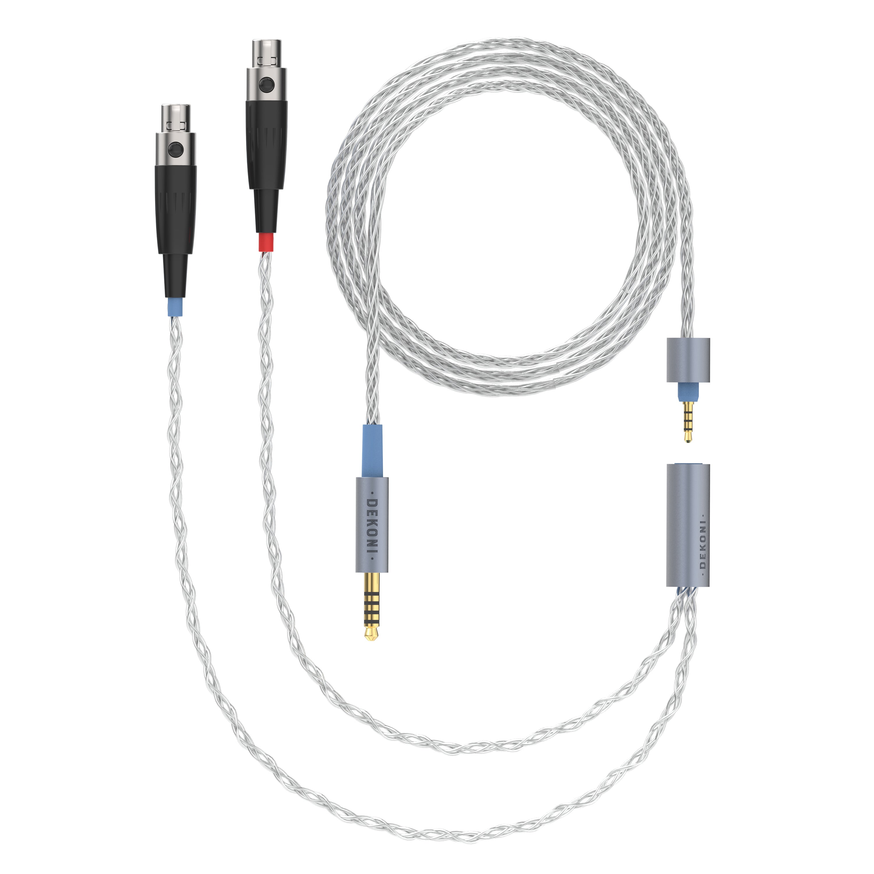 Dekoni Audio Ensemble 4.4mm 64 Braided Cable with 4-pin Mini XLR Headphone Connectors
