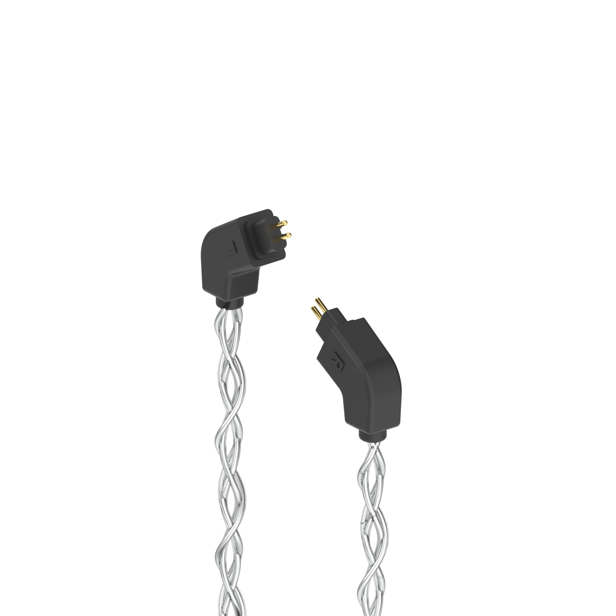 Dekoni Audio Ensemble 1/8 SPC Braided Cable with 2-Pin IEM Connectors (52)