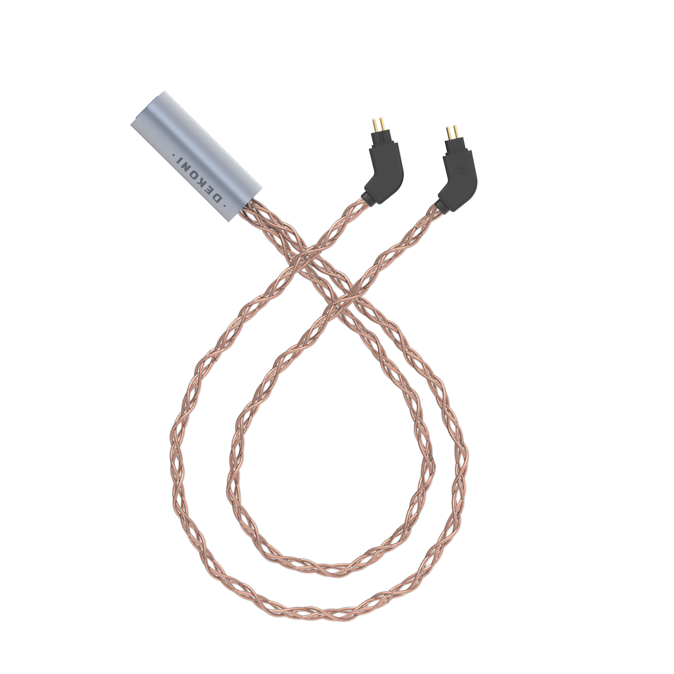 Dekoni Audio Ensemble 1/4 PCUHD Cable with 2-Pin IEM Connectors (52)
