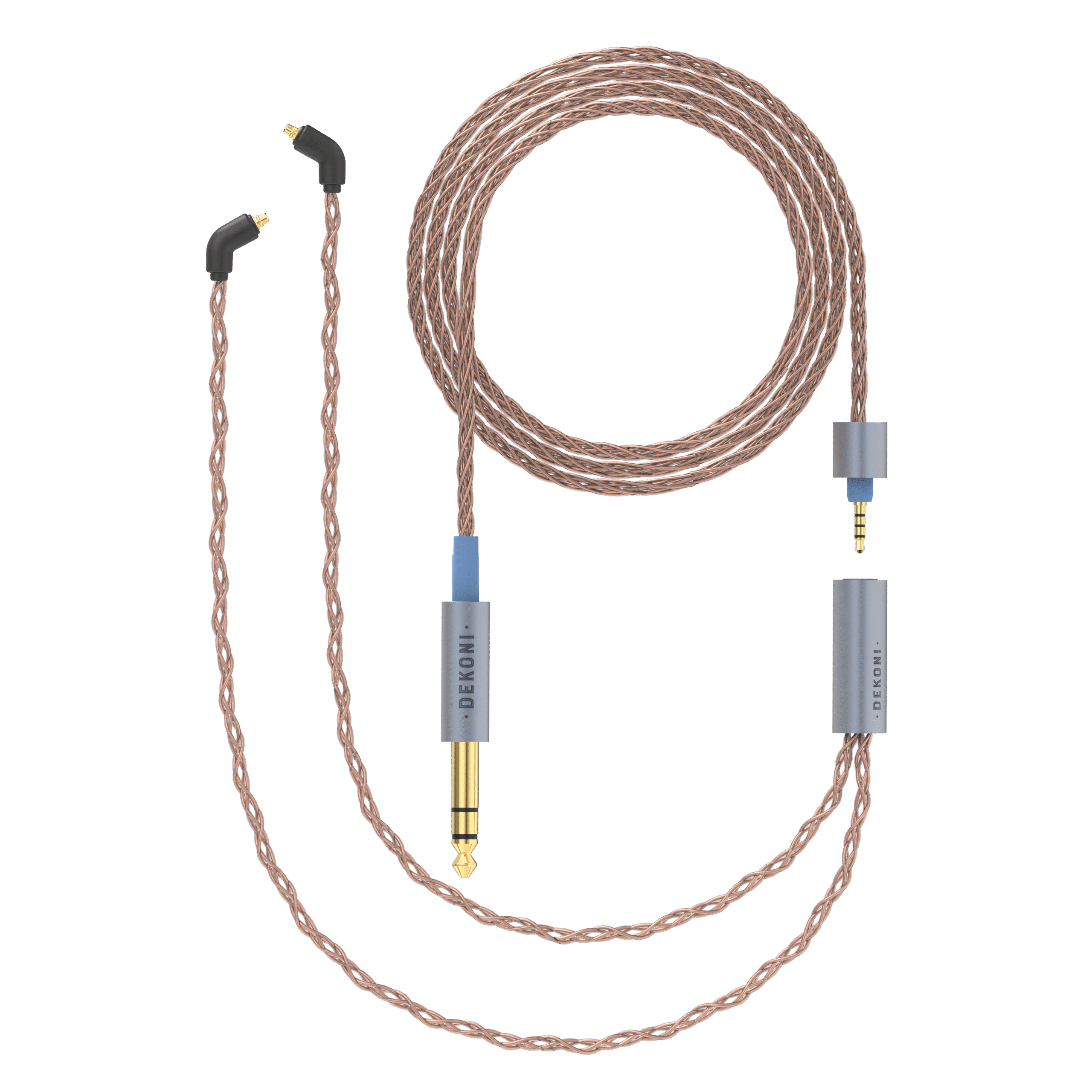 Dekoni Audio Ensemble 1/4 PCUHD Cable with MMCX IEM Connectors (52)