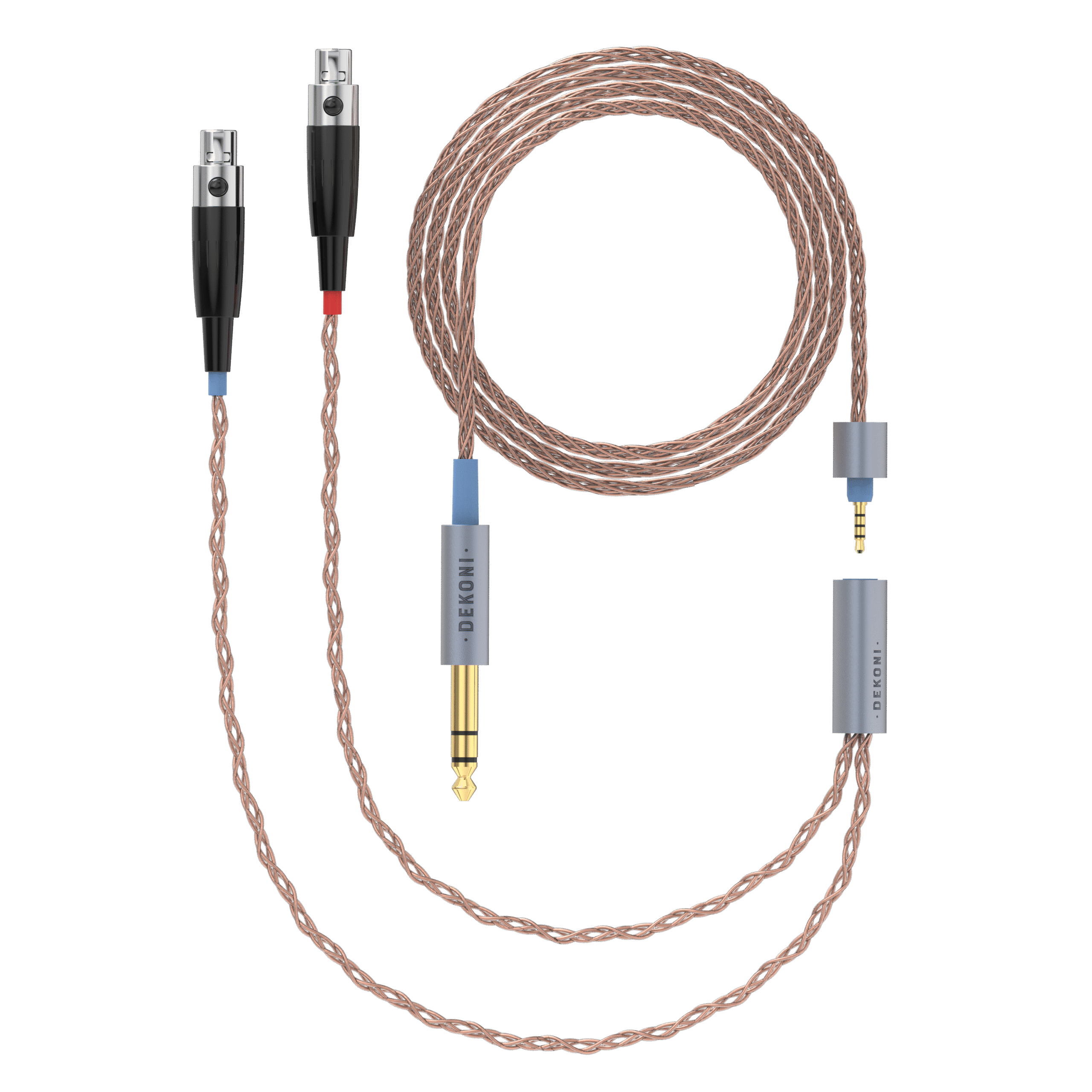 Dekoni Audio Ensemble 1/4 PCUHD Cable with 4-pin Mini XLR Headphone Connectors (64)