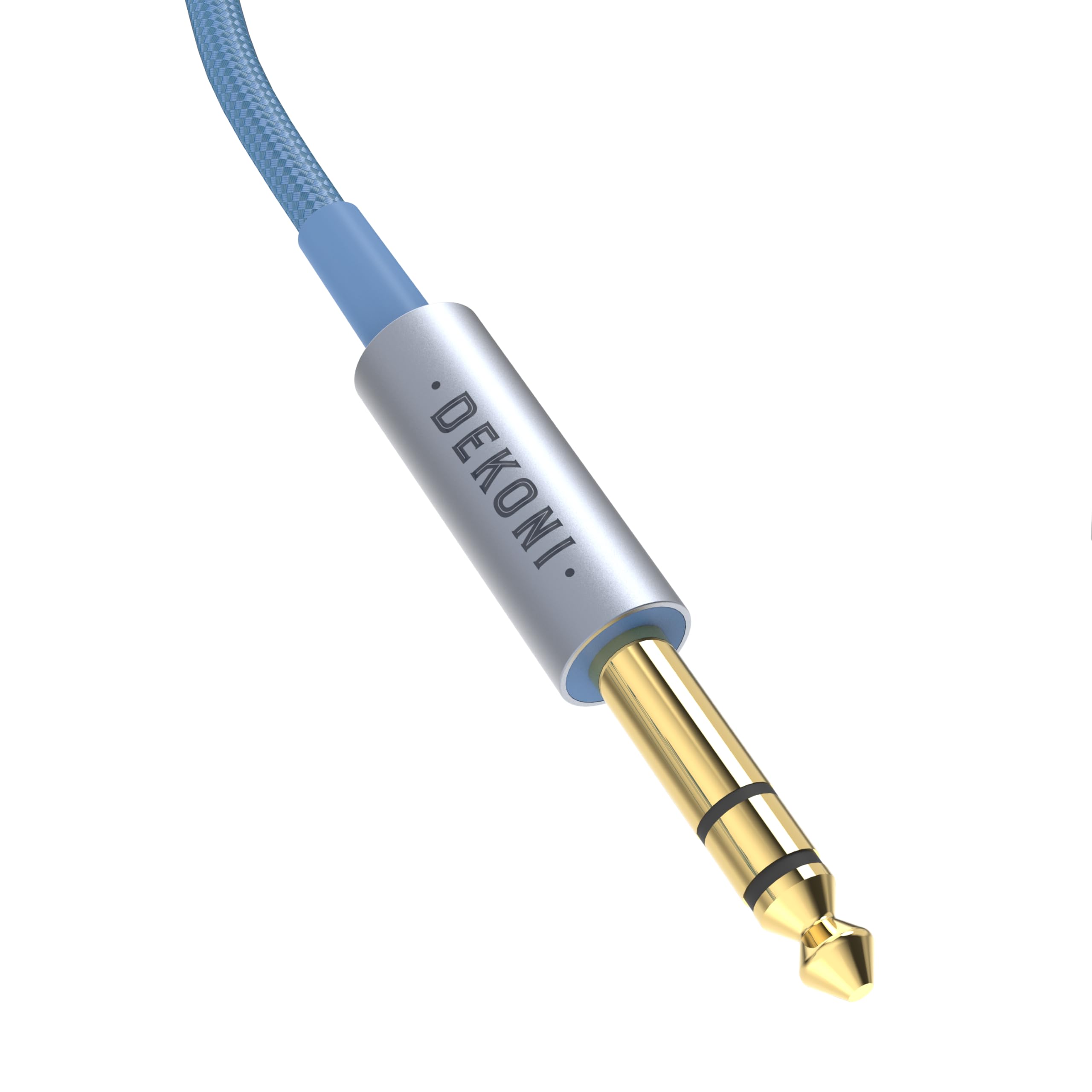 Dekoni Audio Ensemble 1/4 Nylon Wrapped Cable with HD600 Headphone Connectors (52)
