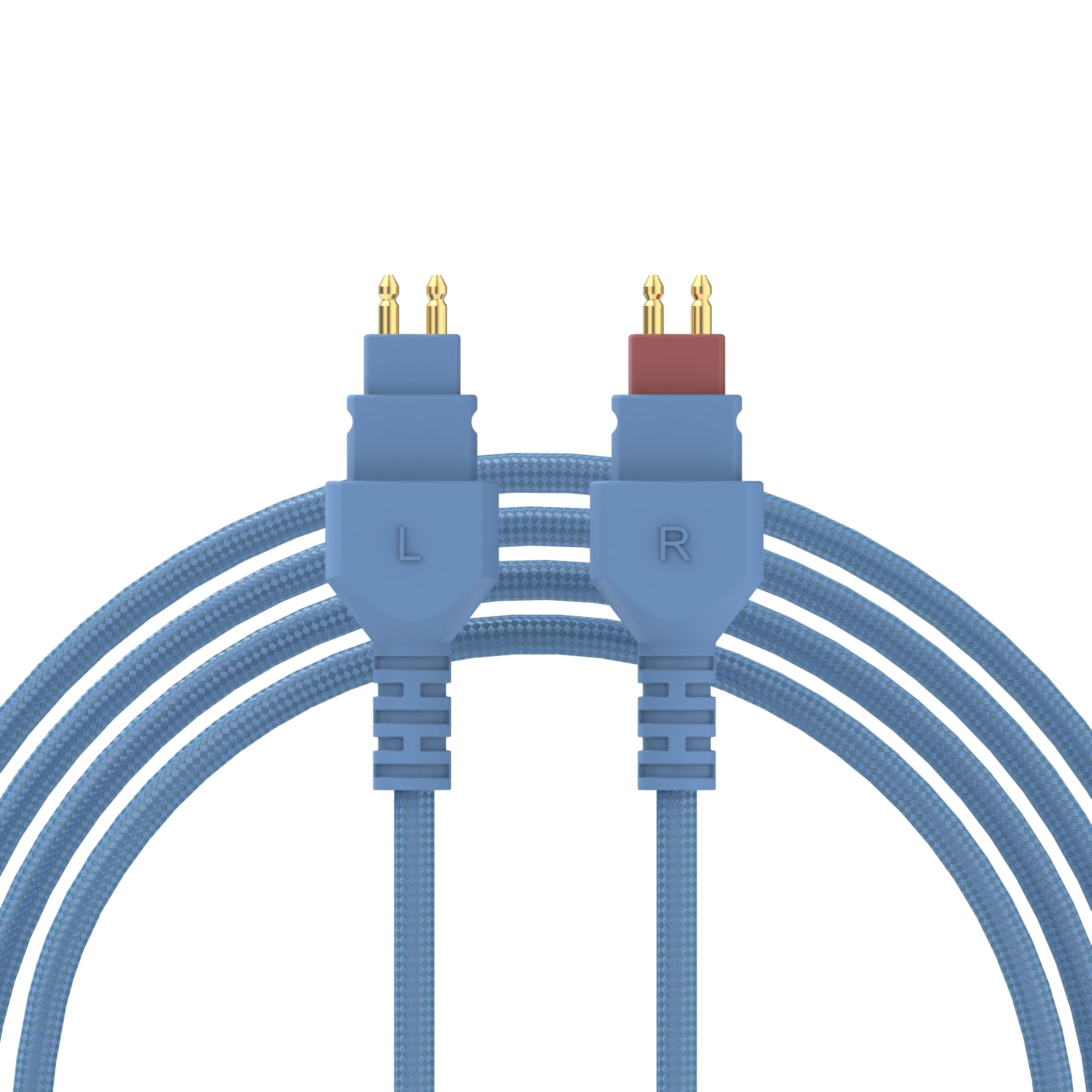 Dekoni Audio Ensemble 1/4 Nylon Wrapped Cable with HD600 Headphone Connectors (52)
