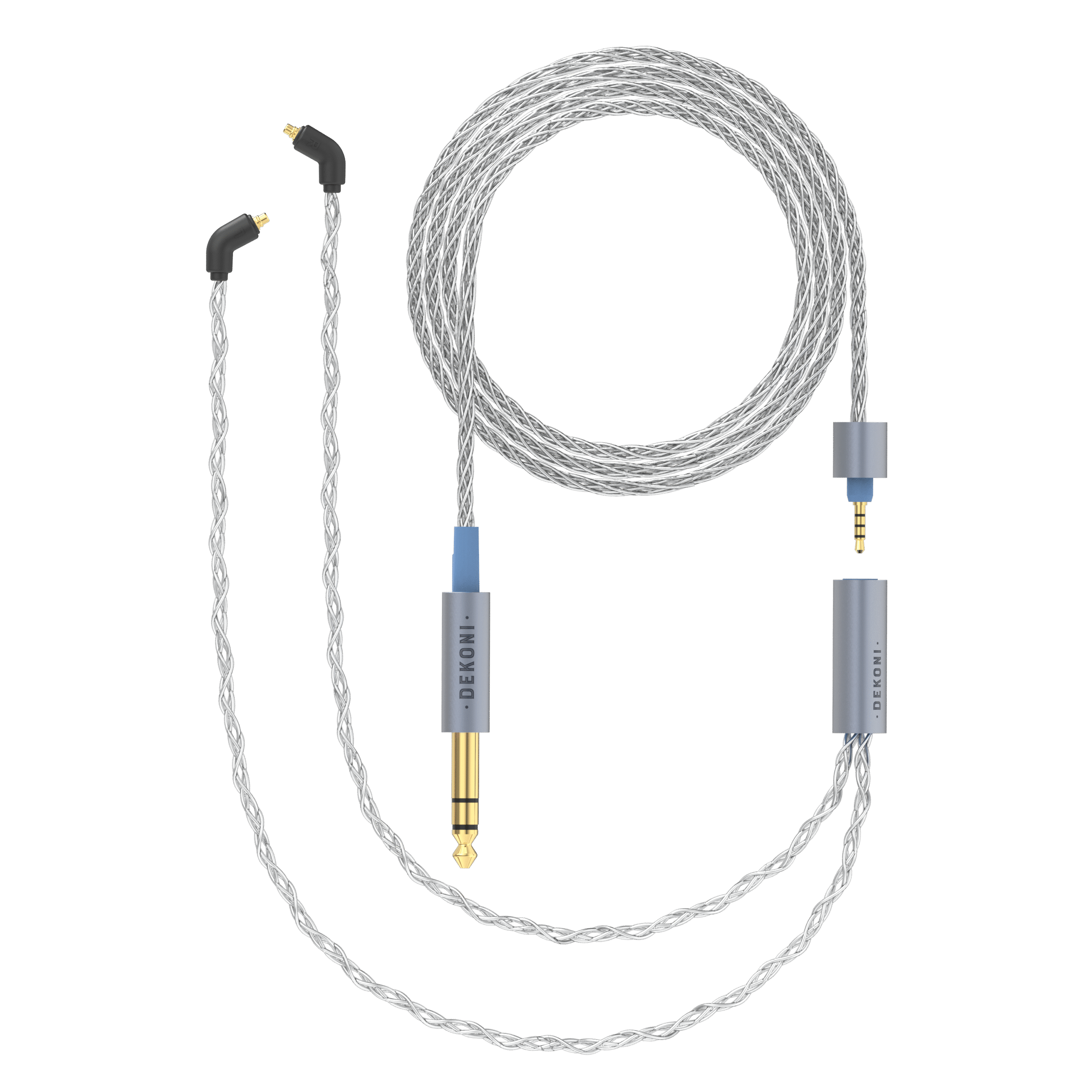 Dekoni Audio Ensemble 1/4 SPC Cable with MMCX IEM Connectors (52)