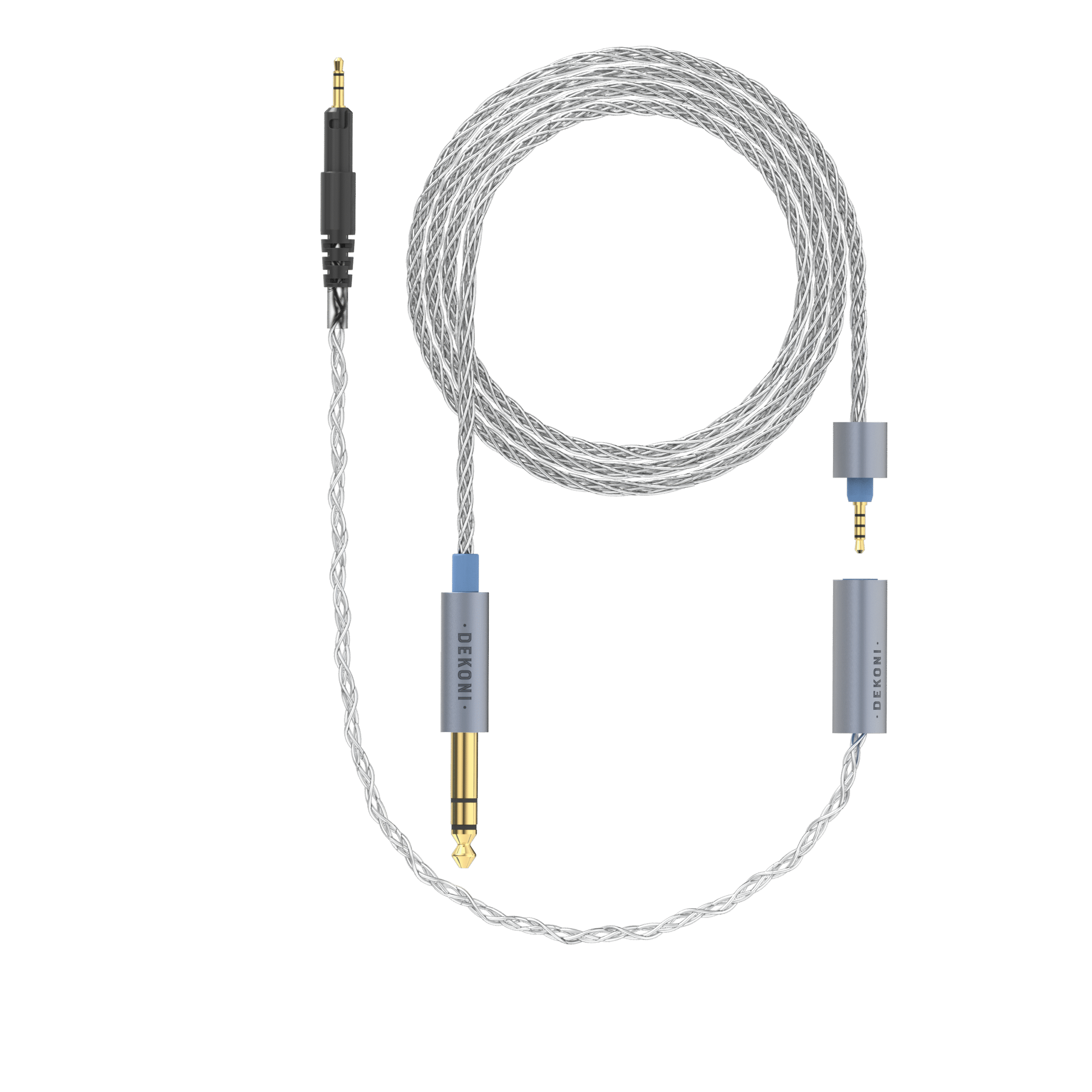 Dekoni Audio Ensemble 1/4 Braided Cable with ATHM Headphone Connector (64)