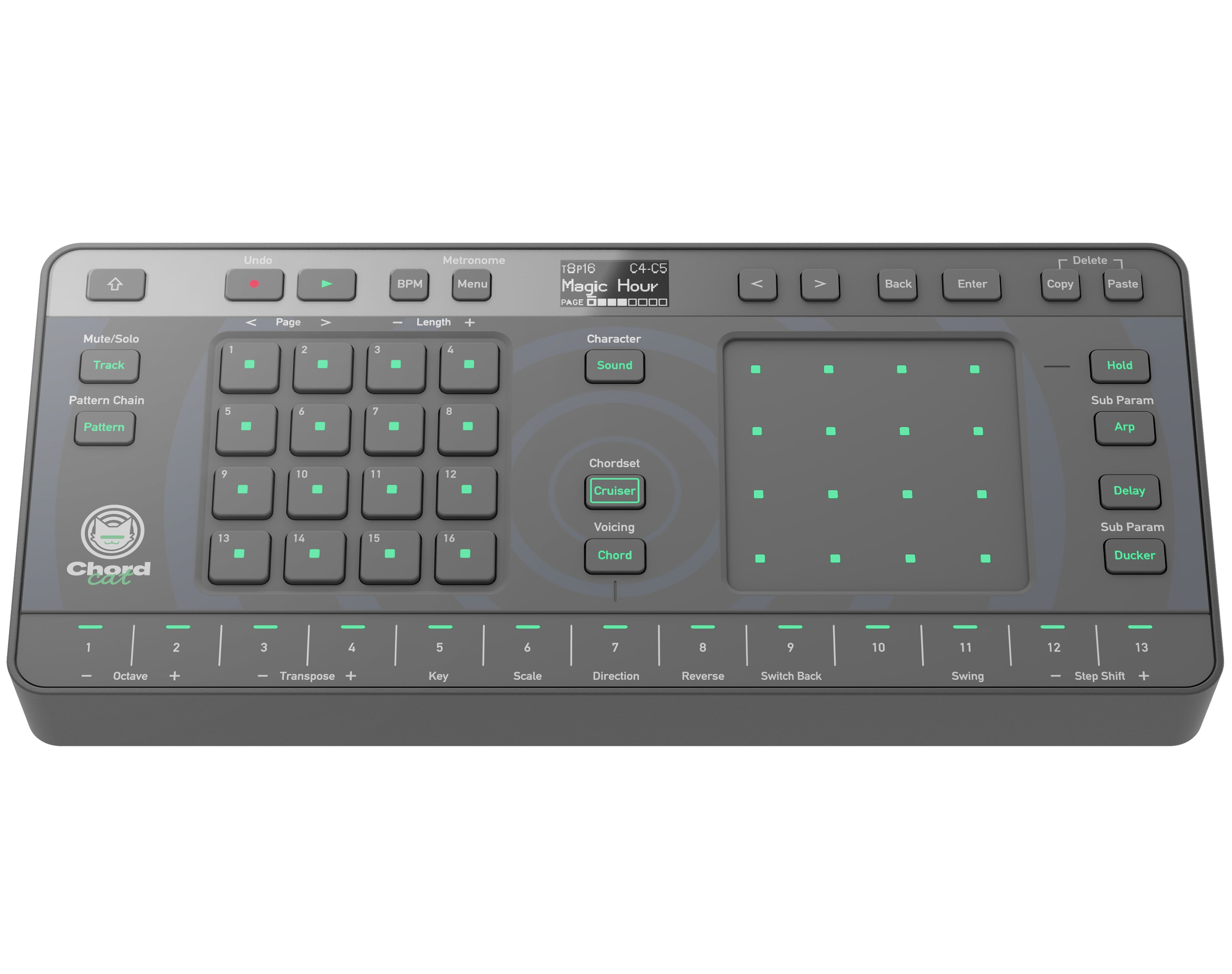 AlphaTheta CHORDCAT 8-Track Groovebox Controller