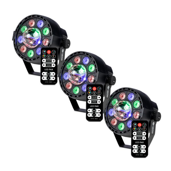 ColorKey CKU-1083 Party Light FX 3-Pack Bundle