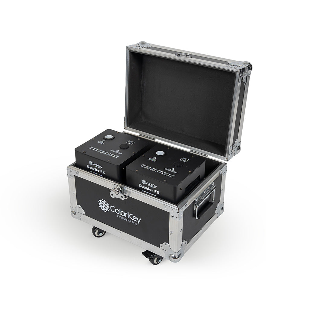 ColorKey CKU-7712 Dazzler FX MKII 2-Pack Bundle w/ Case (Black)