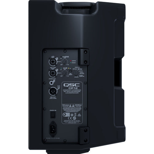 QSC CP12 Compact Powered Loudspeaker with Bag Kit