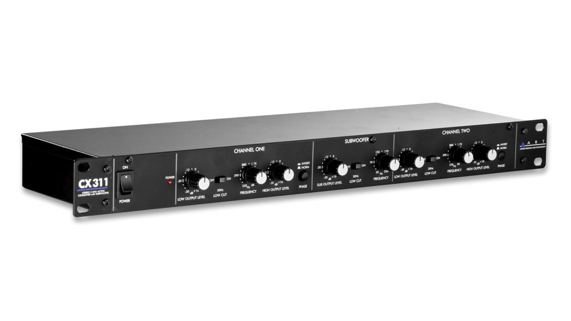 ART CX311 2way Crossover with Subwoofer Out