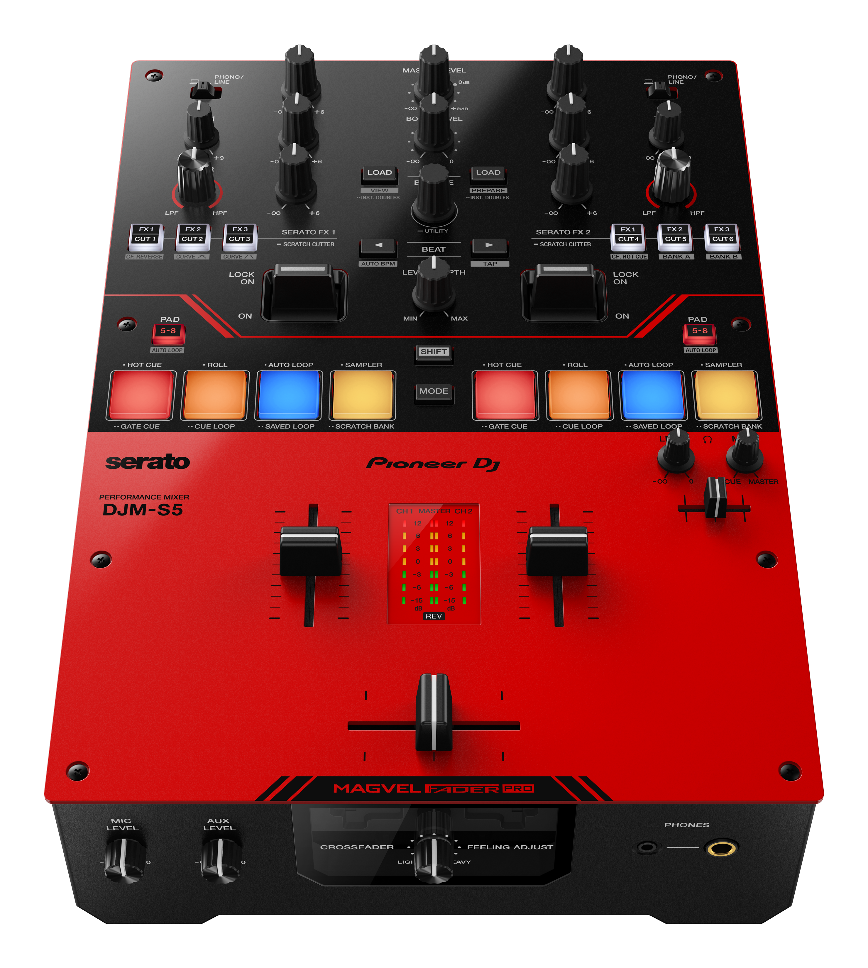 Pioneer DJ DJM-S5 2-Channel DJ Battle Mixer