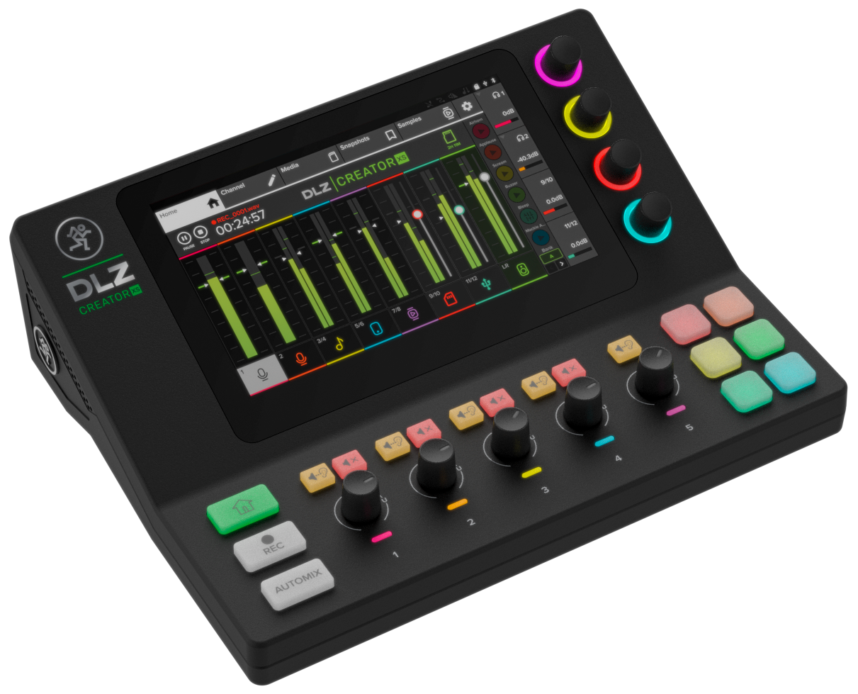 Mackie DLZ Creator XS Compact Adaptive Digital Mixer For Podcasting and Streaming