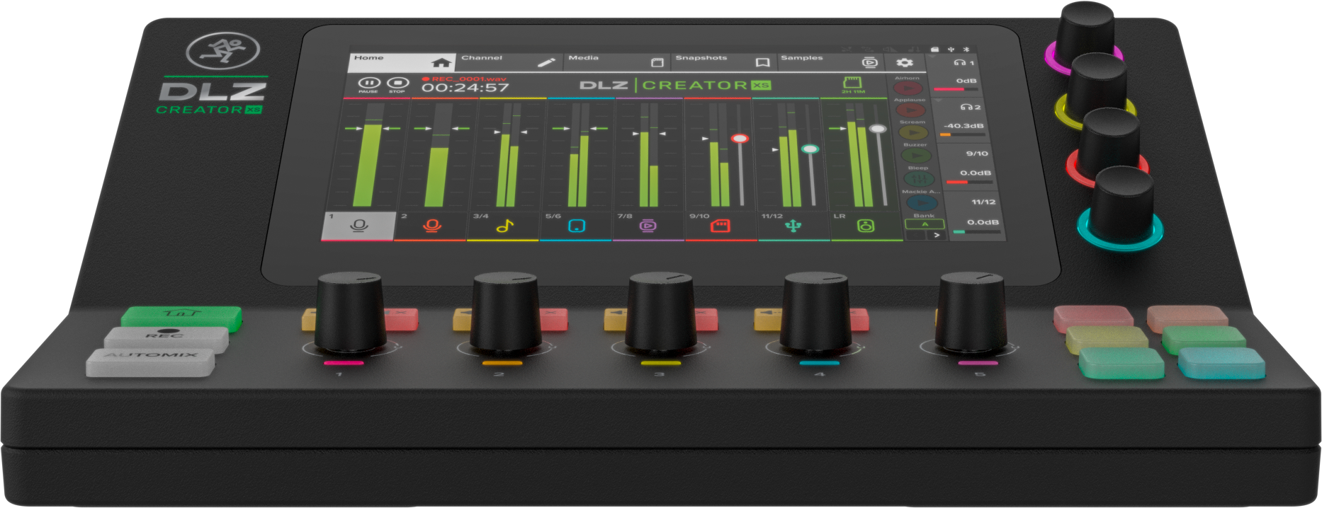 Mackie DLZ Creator XS Compact Adaptive Digital Mixer For Podcasting and Streaming