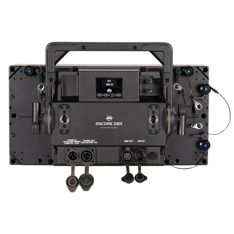 American DJ ENCORE-DBX 2x150W Cell Blinder with RGB Background Effects with Aria X2