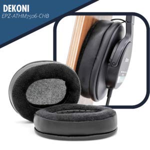 Dekoni Audio Replacement Ear Pads Compatible with Audio Technica ATH-M50X, M Series and Sony MDR7506 Headphones (Choice Hybrid)