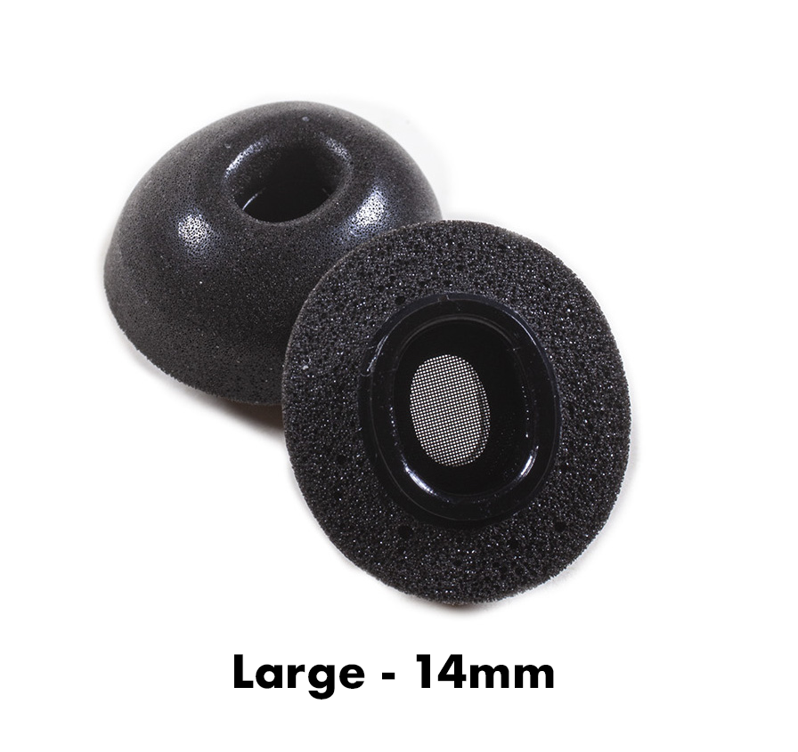 Dekoni Audio Memory Foam Earphone Tips for the Apple Airpods Pro 3 - Large 3 pack