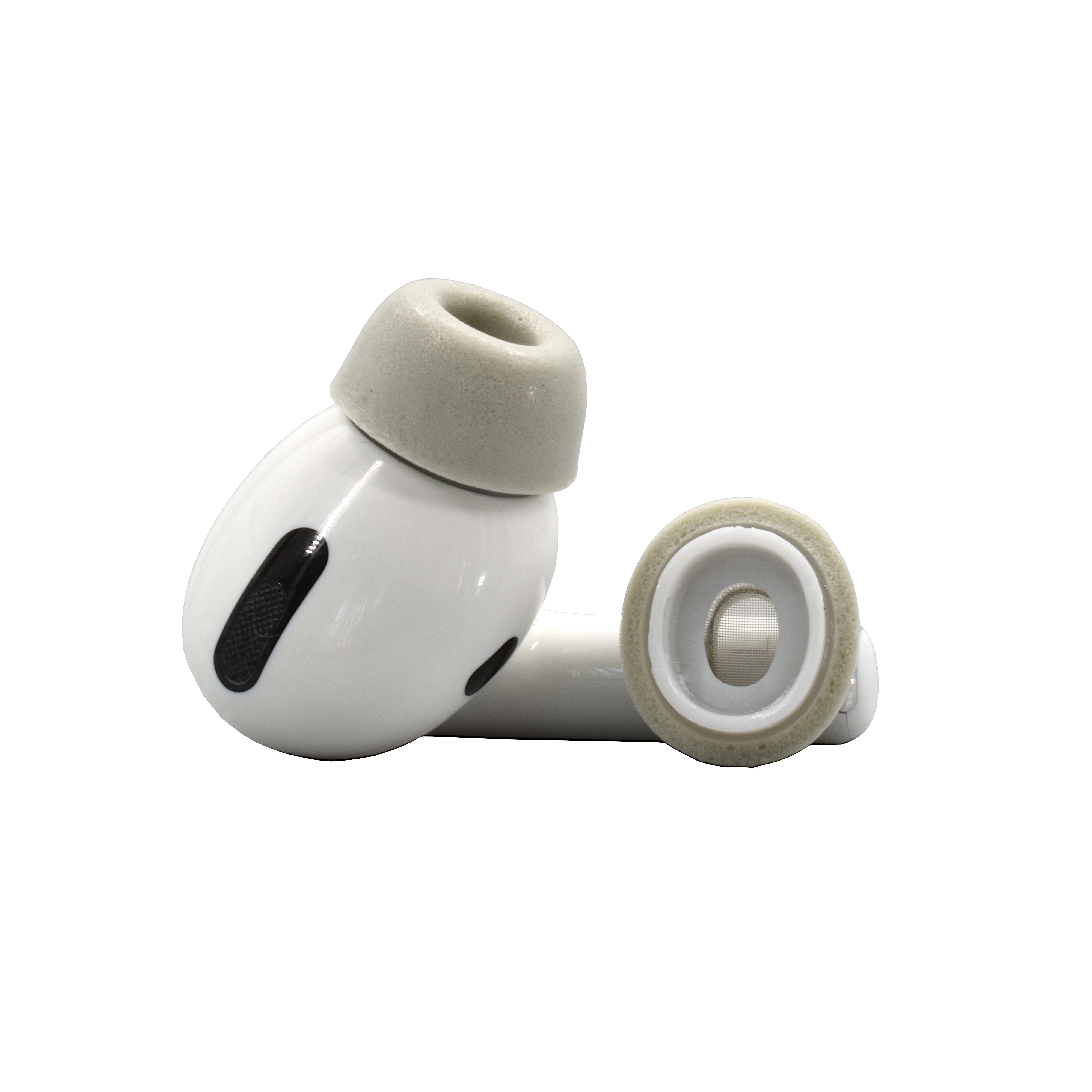 Dekoni Audio Premium Memory Foam Tips for the Apple Airpods Pro - Grey - Single Pair - Small