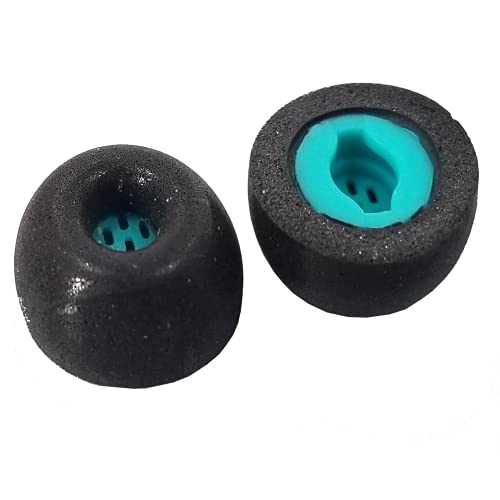 Dekoni Audio Bulletz Replacement for Galaxy Buds Pro Ear Tips | Memory Foam Earbud Tips | Fits in Galaxy Buds Case (Large, Single Pair)