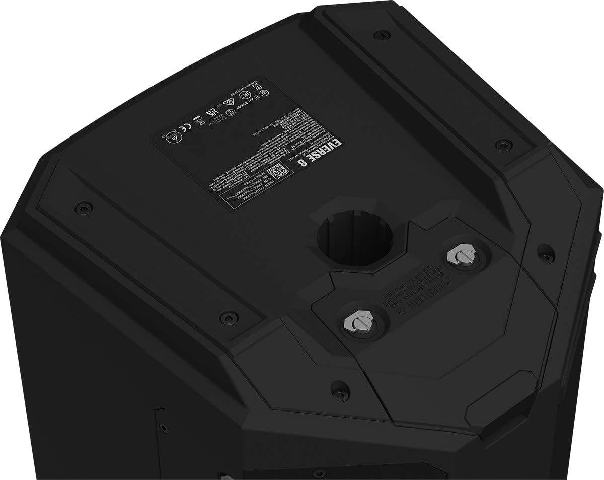 Electro Voice EVERSE8 Black 8 2-Way Battery Powered Speaker