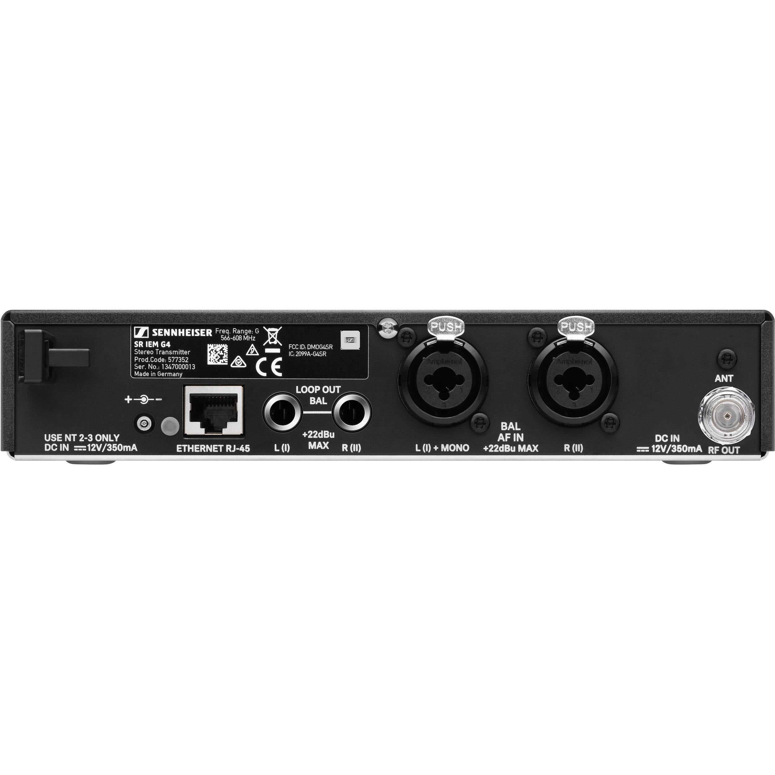 Sennheiser EW IEM G4 Wireless In‑Ear Monitor System (A Band)