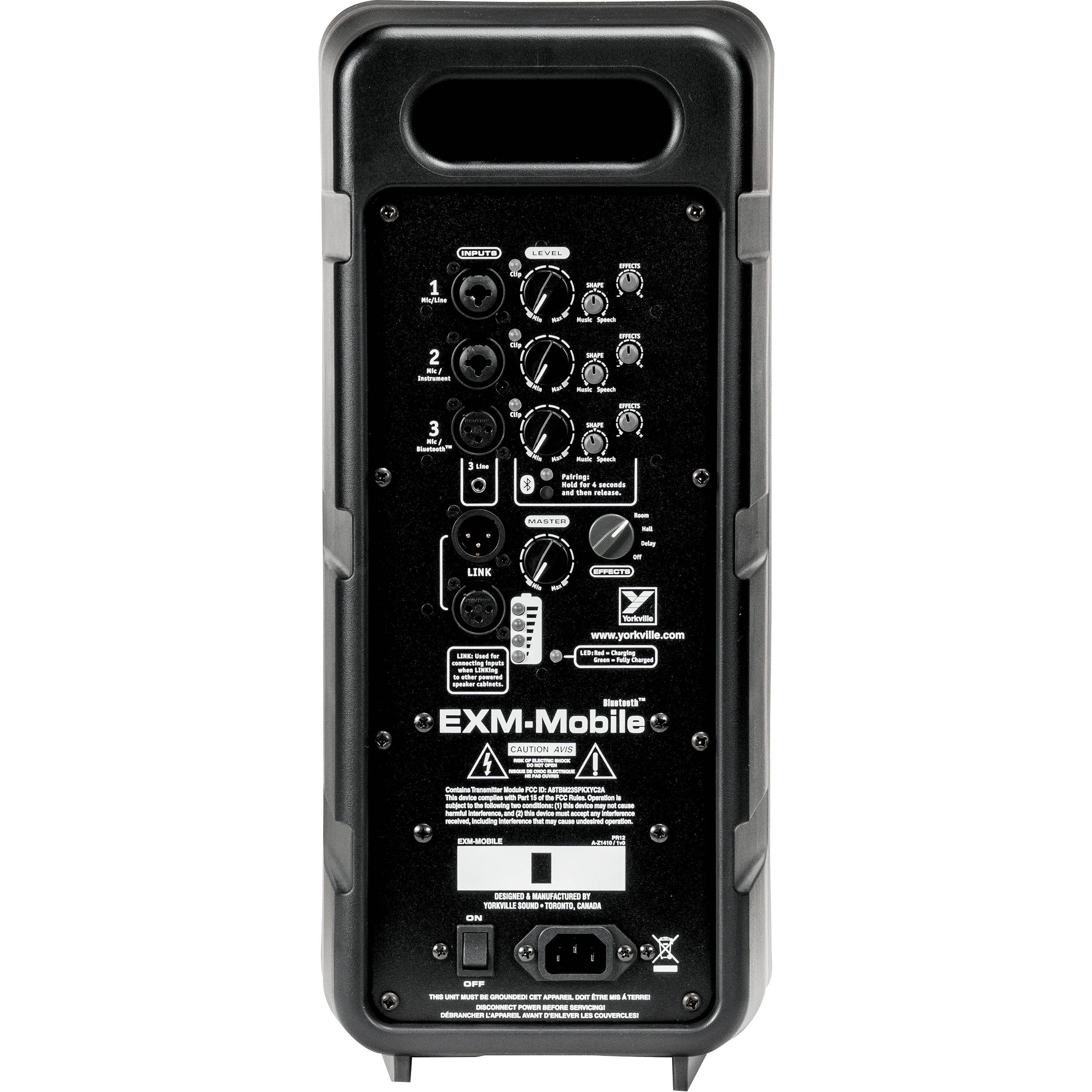 Yorkville EXM-Mobile Excursion Series Battery-Powered Portable PA Speaker
