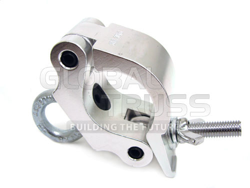 Global Truss Eye Clamp Pro Aluminum Clamp 2 In Wrap Around W/Eyebolt