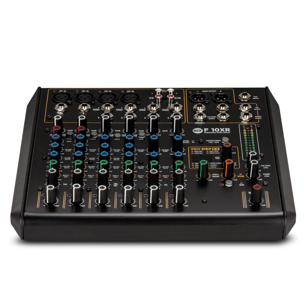 RCF F 10XR 10-Channel Mixing Console with Multi-FX and Recording