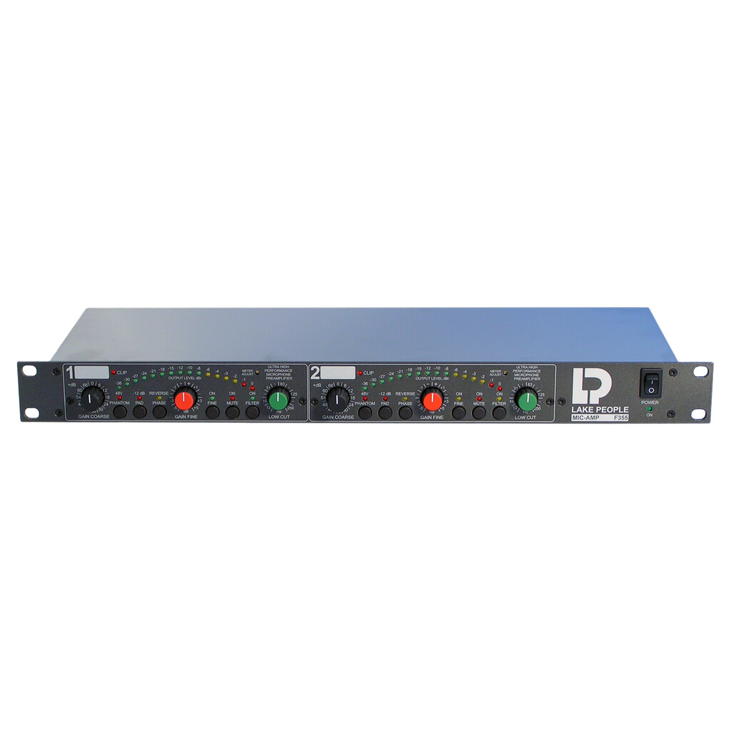 Lake People F355 2-Channel Microphone Preamplifier (Class-A Input)
