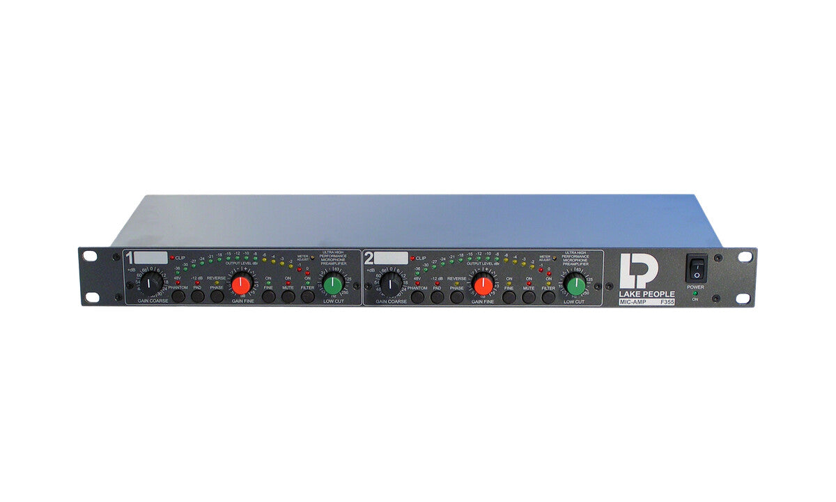 Lake People F355 2-Channel Microphone Preamplifier (Class-A Input)
